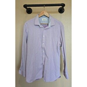 Ted Baker Endurance button down long sleeve shirt men's size 17 (34/35)